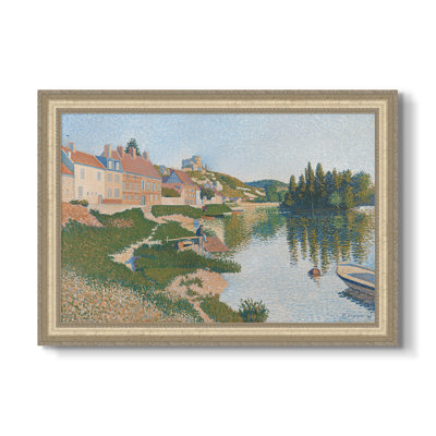 Les Andelys, Côte d'Aval, 1886-Paul Signac-Toile encadrée personnalisée