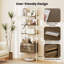 184cm H x 60cm W Metal Bookcase