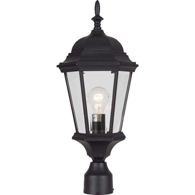 Luminaire extérieur en aluminium noir 1 lumière