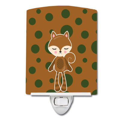 Squirrel 2 Ceramic Night Light