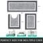 Ultra Soft 3-Piece Set Rectangle Bath Rug-750447131