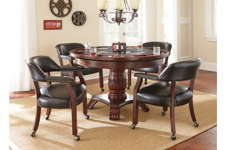 game room with table games