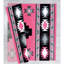 Tapis rose à motif géométrique Sheridan-1937730469