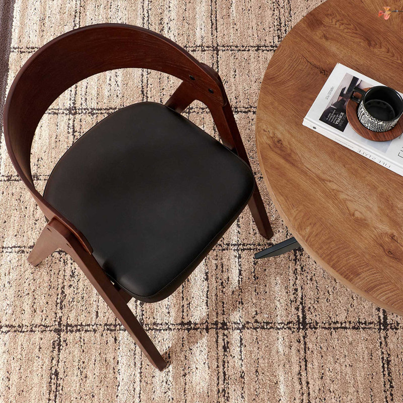 Contour 3 - Piece Dining Set, 3 Pieces: Table, 2 Chairs, Brown/Black