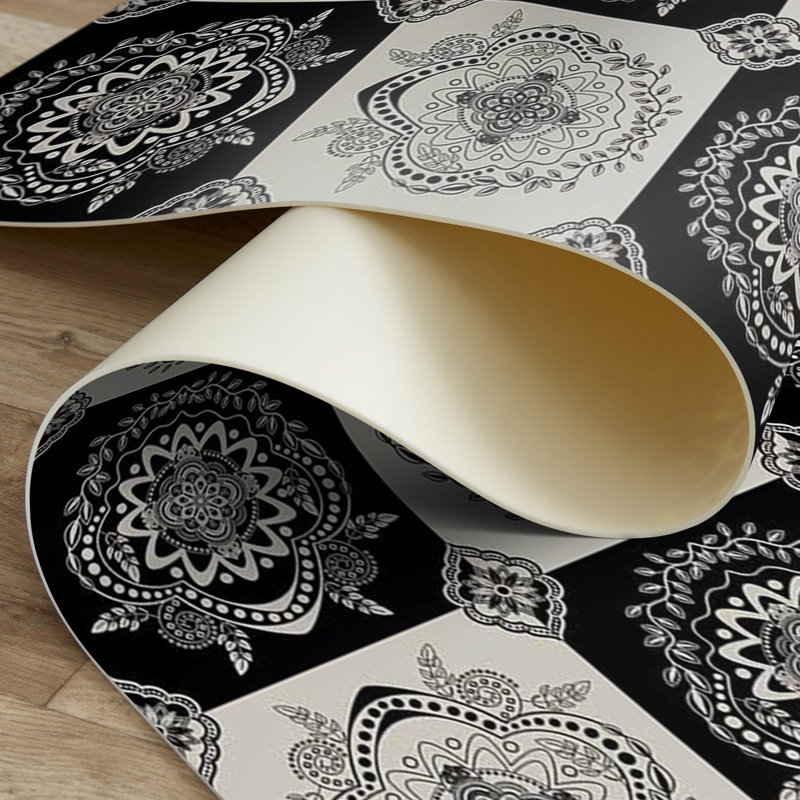  Bistro Easy to Clean Vinyl Mat, Runner 2'6" x 6'5"