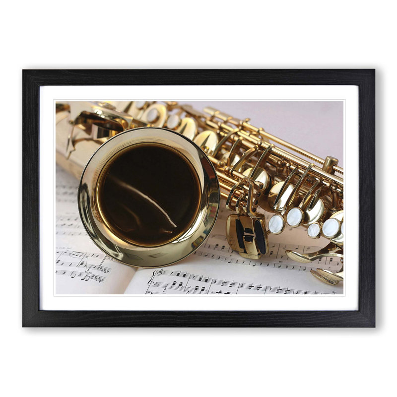 Single Picture Frame Print, Black