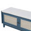 Banc en rotin avec rangement Boho-835442587