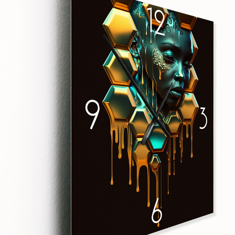 Jassidy - Horloges murales mode femme, H 32 po x l 24 po x P 1 po