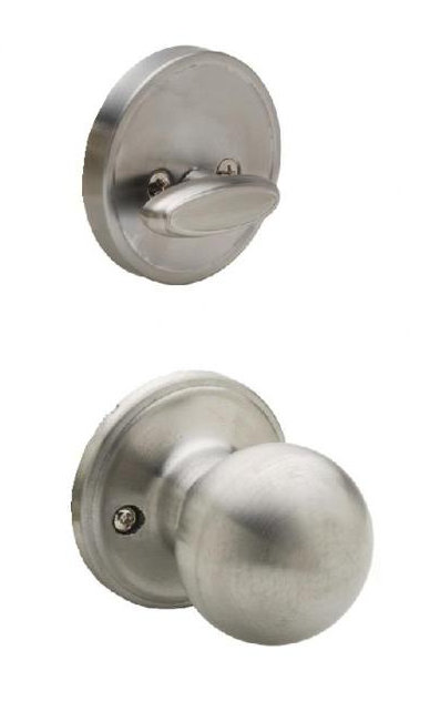 Ensemble de poignée intérieure (partie extérieure vendue séparément) Ball, Acier inoxydable satiné