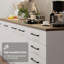 Ensemble de rangement pour garde-manger 3 tiroirs 3 armoires murales Cotreau