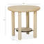 Table basse rectangulaire à roulettes