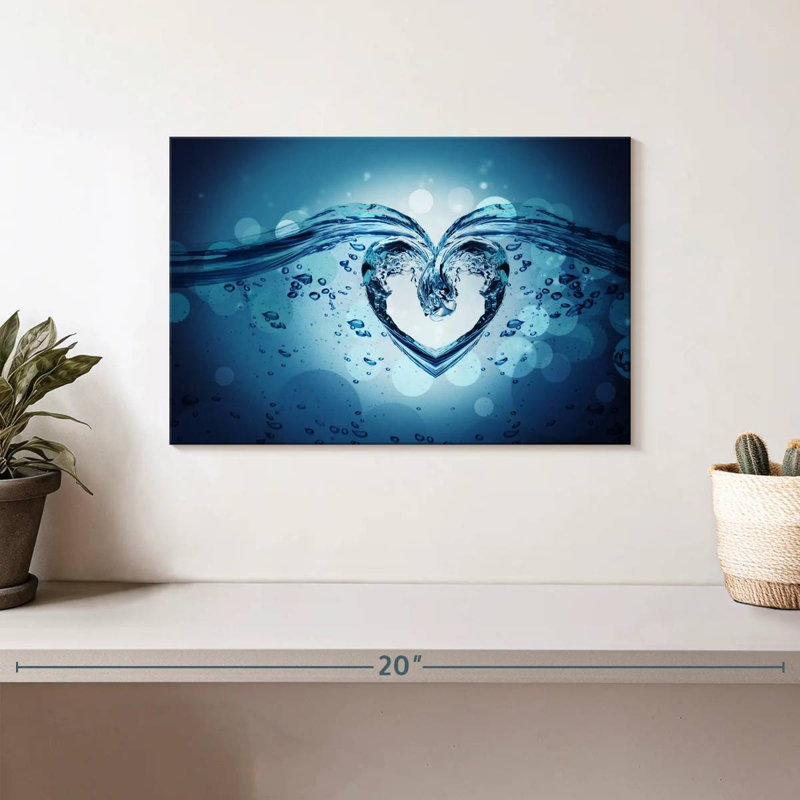 Cœur Hardie Water Splash, H 8 po x l 12 po