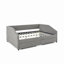 Grand lit de jour avec lit gigogne à deux tiroirs, canapé-lit capitonné en tissu de lin gris, design élégant et peu encombrant-1534064996-1534064995-1534065006