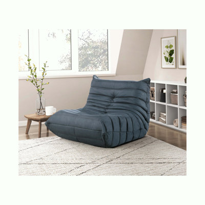 Chaise sans accoudoirs en microfibre