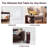 Keymia End Table with USB Ports & Outlets, Wooden Side Table for Bedrooms, Modern End Table-758675998