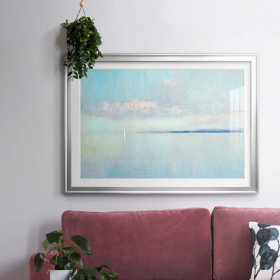 Sunrise Haze-FramedFramed Print W Beveled Matt and Glass