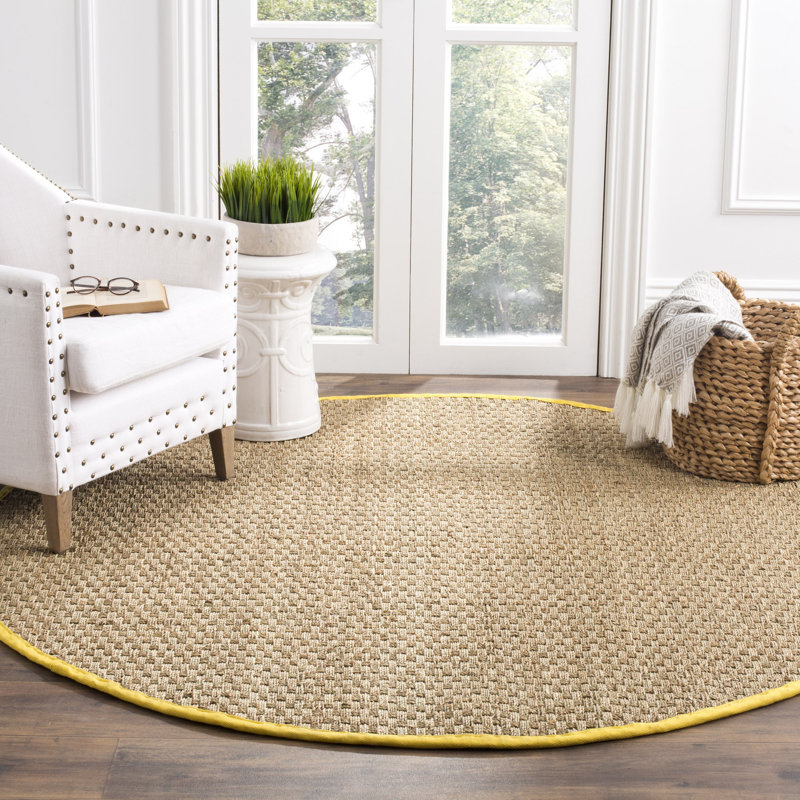 Tapis couleur unie Wyman, Rond 6 pi