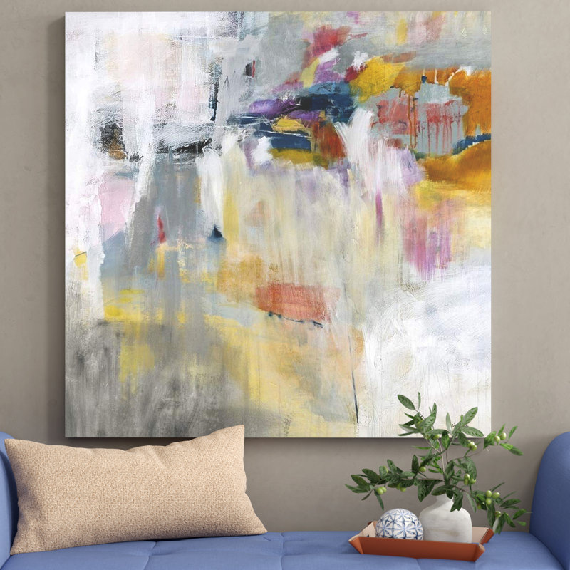 «Finding the Path» par Jill Martin - reproduction imprimée, H 30 po x l 30 po, Toile tendue, Sans cadre