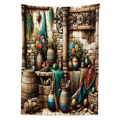 Loudonville Rectangle No Pattern Microfiber Tablecloth