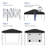 10x10FT Pop-up Canopy Tent with Sidewall and Sandbags-109102486