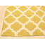 Tapis jaune en laine tissé à plat Durrant-29974223