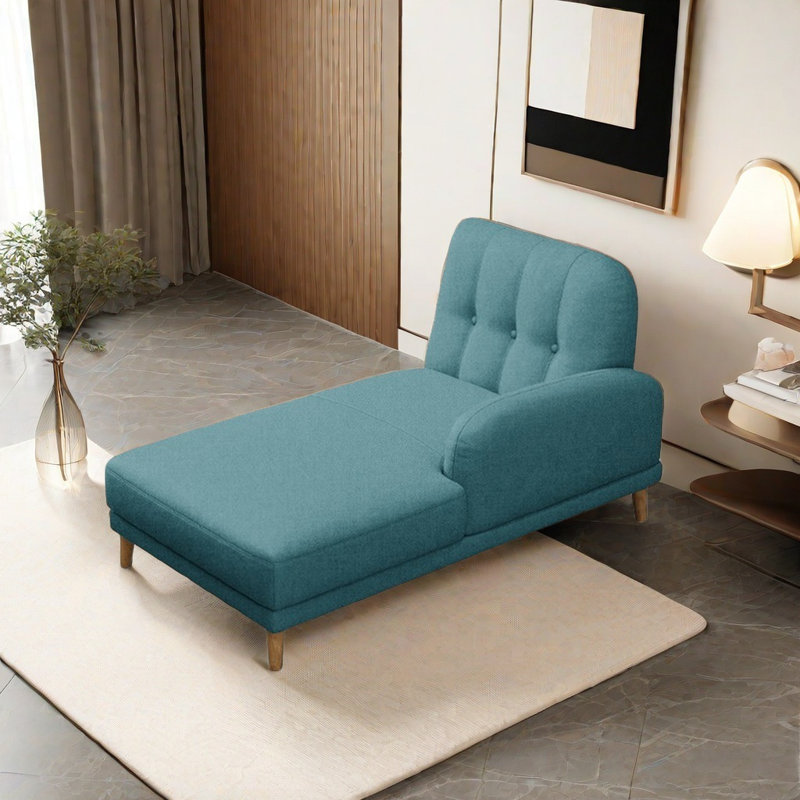 Chaise longue - Confort, Orienté à droite, Vert