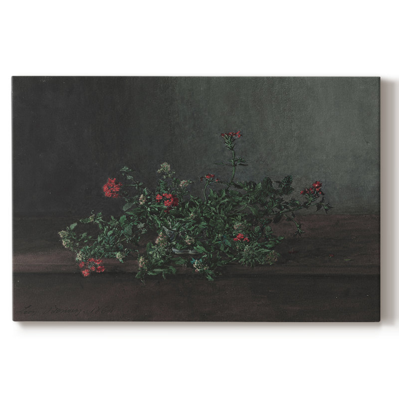 Motif floral rétro Cxxii, 40 x 60