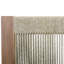 Ensemble de chaises de salle à manger d'extérieur 2 pièces: bois d'acacia avec dossier en corde brun et coussin beige, tissu hydrofuge, capacité de 400 lb, finition teck clair