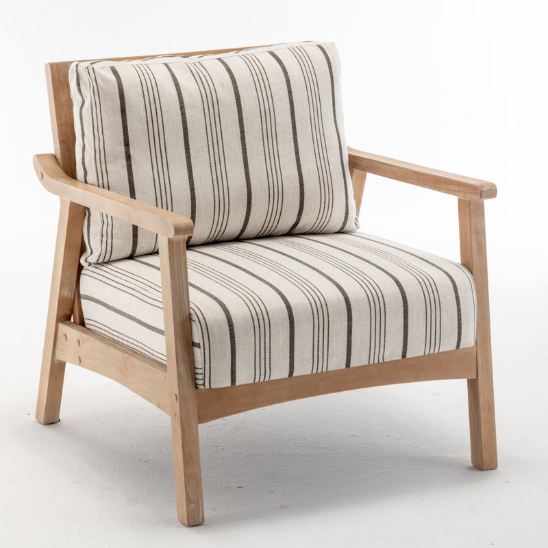 Chaise avec accoudoirs en polyester 27 po Rison Egan