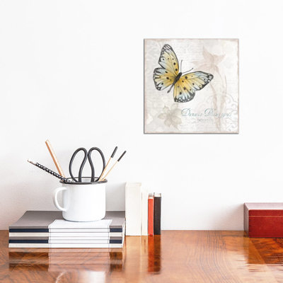 Postcard Butterfly I by Tava Studios - Wrapped Canvas Gallery-Wrapped Canvas Giclée
