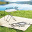 Table de pique-nique pliante réglable 30 po x 20 po, blanc