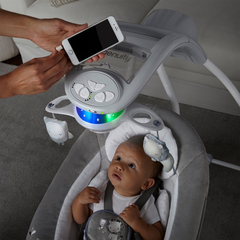 Cradle with Mattress and Stand
