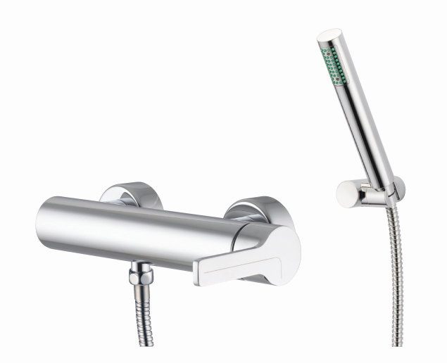 Matrix Wall Mount Volume Control Shower Faucet, Chrome