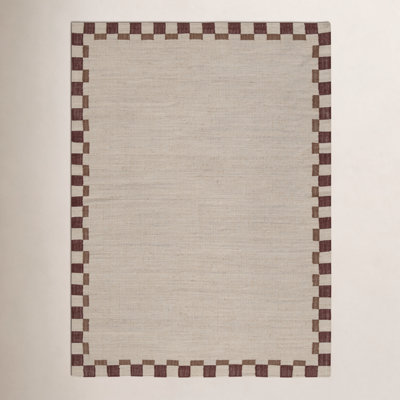 Heidi Checkered Flatweave Jute Rug