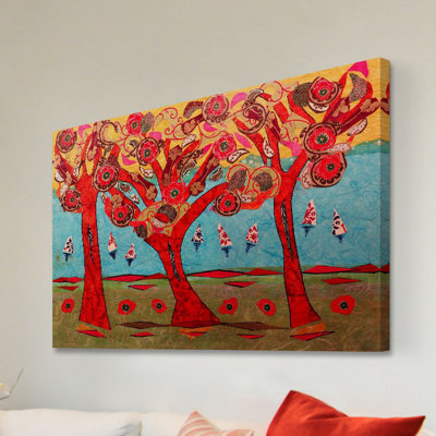 Idyllic Series 7 - Wrapped Canvas Painting