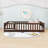 Wooden Low-Floor Bed With Enclosed Fence Design And Door-139429454-139429427