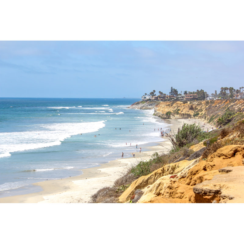«Pacific Ocean in Carlsbad California» par Tpopova - photographie sur toile tendue