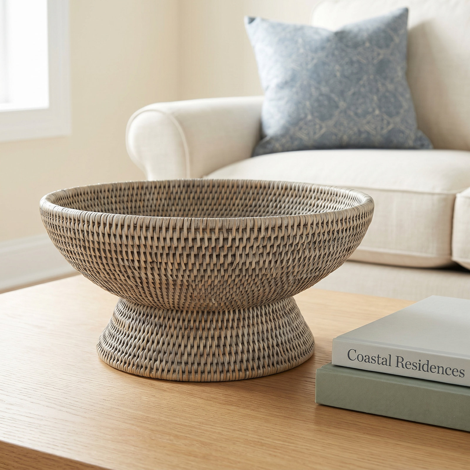 Alyshia Handmade Rattan Decorative Bowl 1