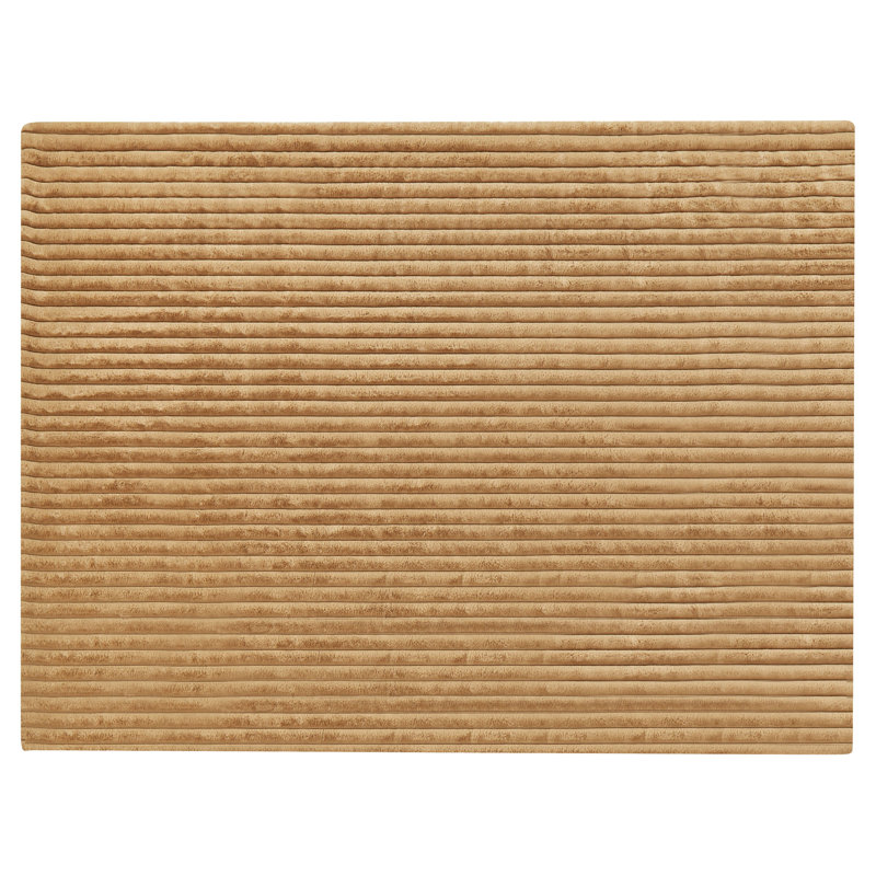 RAKYA Polyester Striped Bedspread, Light Brown