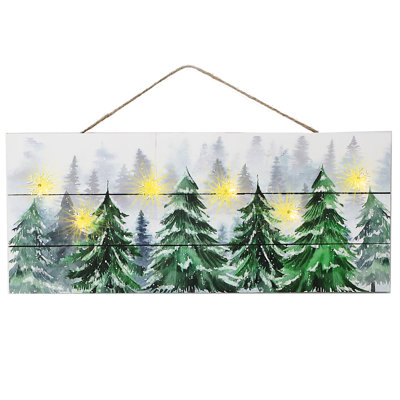 Enseigne murale Led Forest