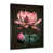 Impression noire sur toile encadrée sélectionné