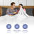100% Viscose from Bamboo Pillowcases Only, 300 Thread Count, Hidden Zipper, Cooling Breathable, Bedding Pillow Covers for Hot Sleepers - Gift-Ready Packaging, PACK OF 2 (Pewter)-111681624-111681626