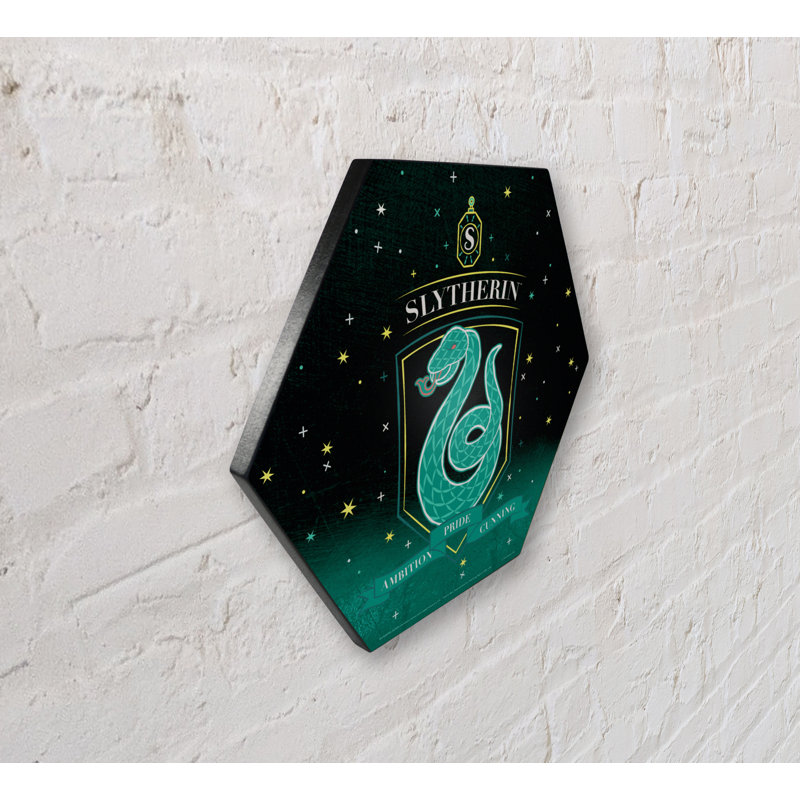 Harry Potter (Serpentard - artefact), impression sur bois
