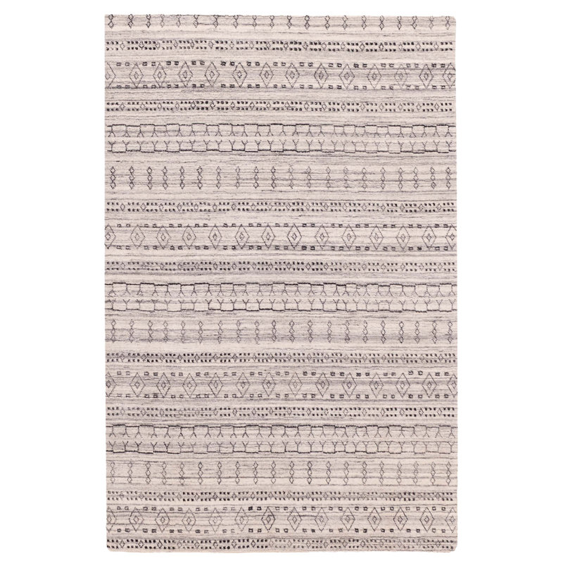 Indo Gabbeh Silver Rug 5'1" x 7'9"