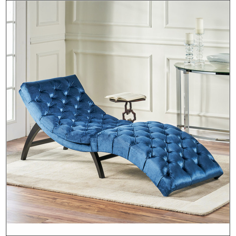 CHAISE LOUNGE, Antique Navy Blue