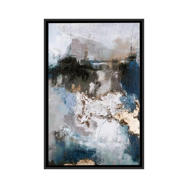 Chute d'eau - reproduction d'art sur toile tendue, H 60 po x l 40po x P 1,5 po, Toile tendue