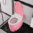 Yingze Luxury Pink Smart Toilet with Bidet, Auto Flush, Heated Seat & Dryer, Dual Control (Remote + Side Button), LED Night Light, 1.28 GPF High-Efficiency Elongated One-Piece-106240974