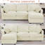 Canapé modulaire en chenille de 84 po avec repose-pieds réversible, canapé moderne avec coussin rembourré, canapé 3 places confortable pour le salon et le bureau-1840233177