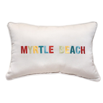 Personalized Pillows Lumbar Indoor/Outdoor Pillow Cover & Insert