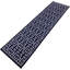 Tapis de couloir antidérapant tout-en-un Greek Key